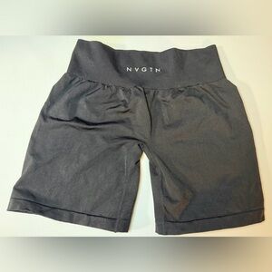 NVGTN Womens Black Solid Seamless Shorts (currently back ordered thru NVGTN.com)